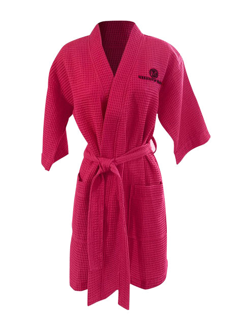 Pink Waffle Robe – Meredith Marks