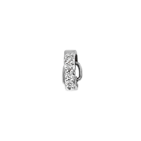 Kristina Mini Necklace Clasp Silver