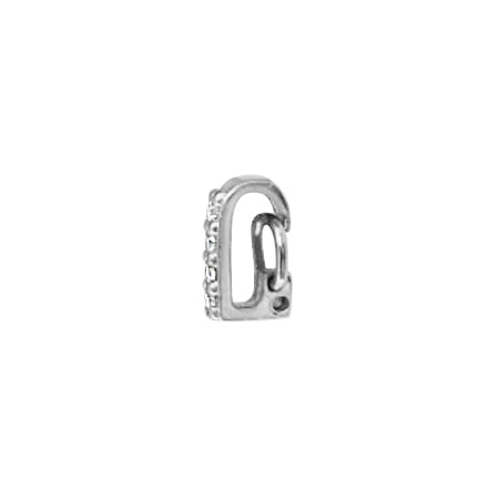 Kristina Mini Necklace Clasp Silver