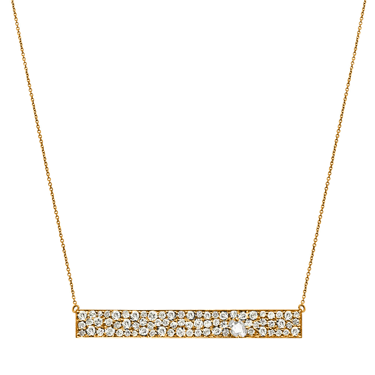 Stardust Necklace Yellow Gold Diamond