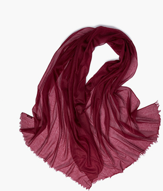 Lauren Cashmere Wrap Wine - Main Image