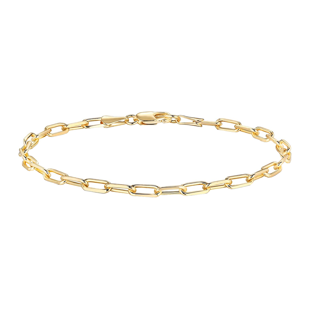Modern Link Anklet – Meredith Marks