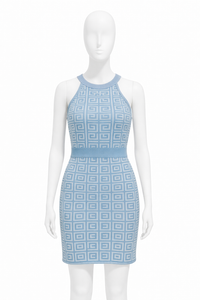 Balmain Monogram Mini Dress Balmain Monogram Mini Dress
