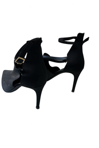 Tamara Mellon Black Leather Heels