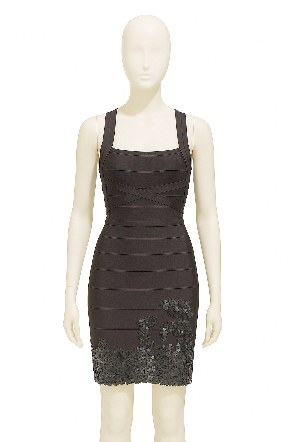 Herve Leger Sequin Detail Dress