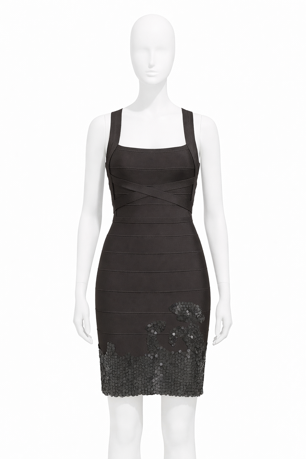 herve leger sequin dress Metallic Color Dress Herve Leger Antique Gold Metallic Sequin Dress