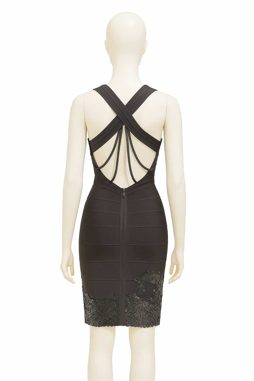 Herve Leger Sequin Detail Dress