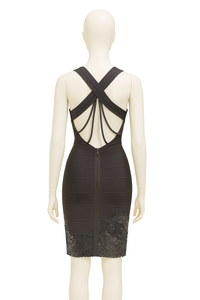 Herve Leger Sequin Detail Dress