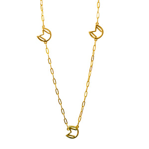 Abstract Trois-Emblem Necklace