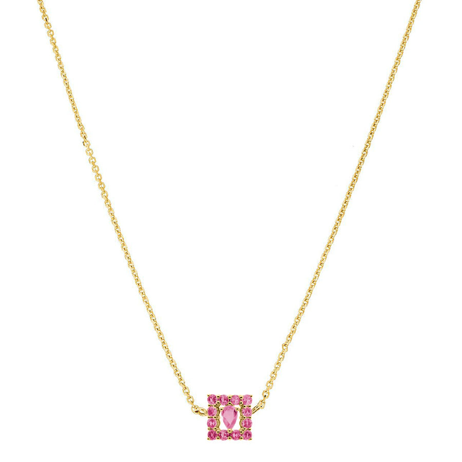 Becca Necklace Pink Sapphire