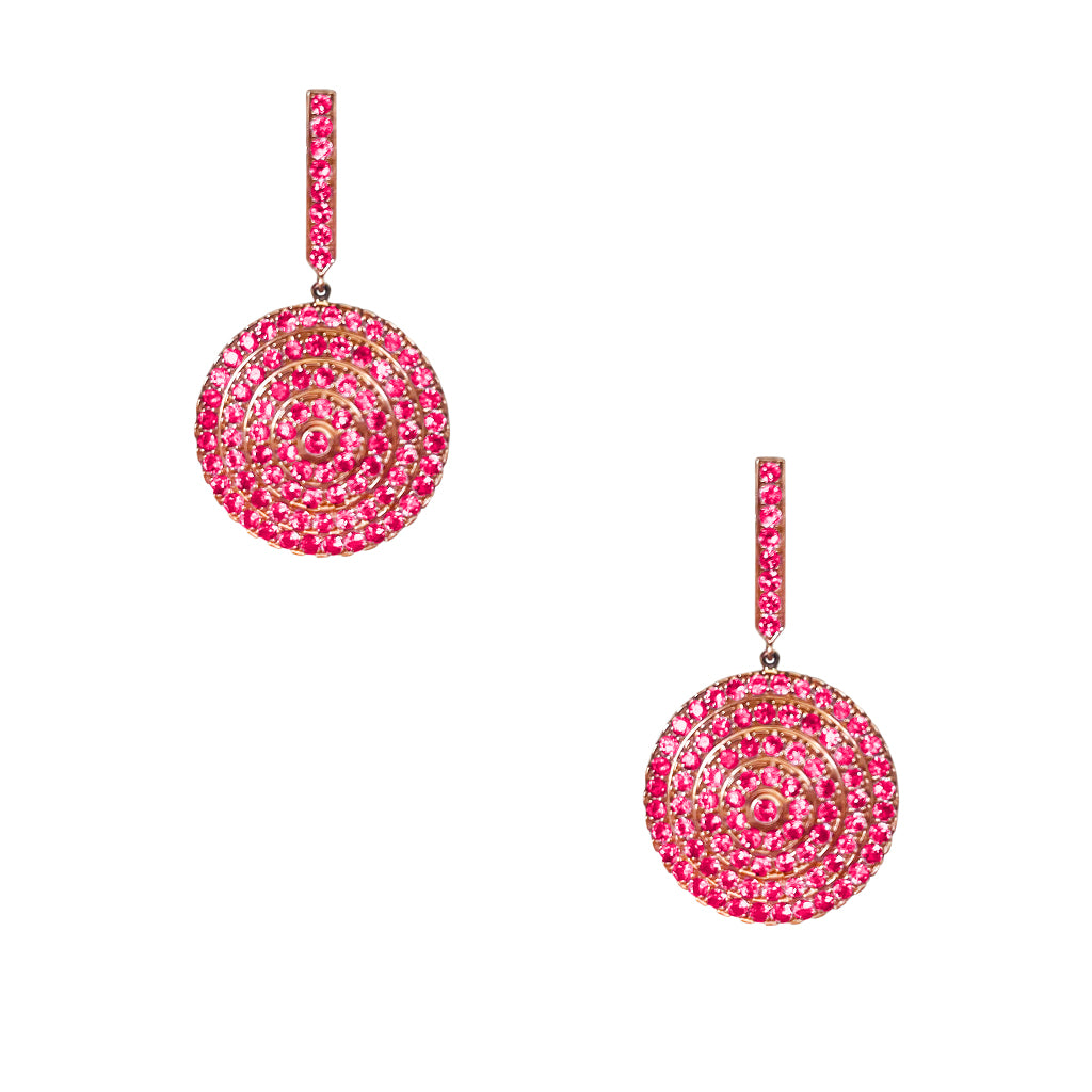 Soleil Earrings Ruby – Meredith Marks