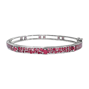 Petite Stardust Bangle White Gold