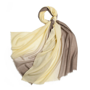 Michelle Scarf Yellow and Brown
