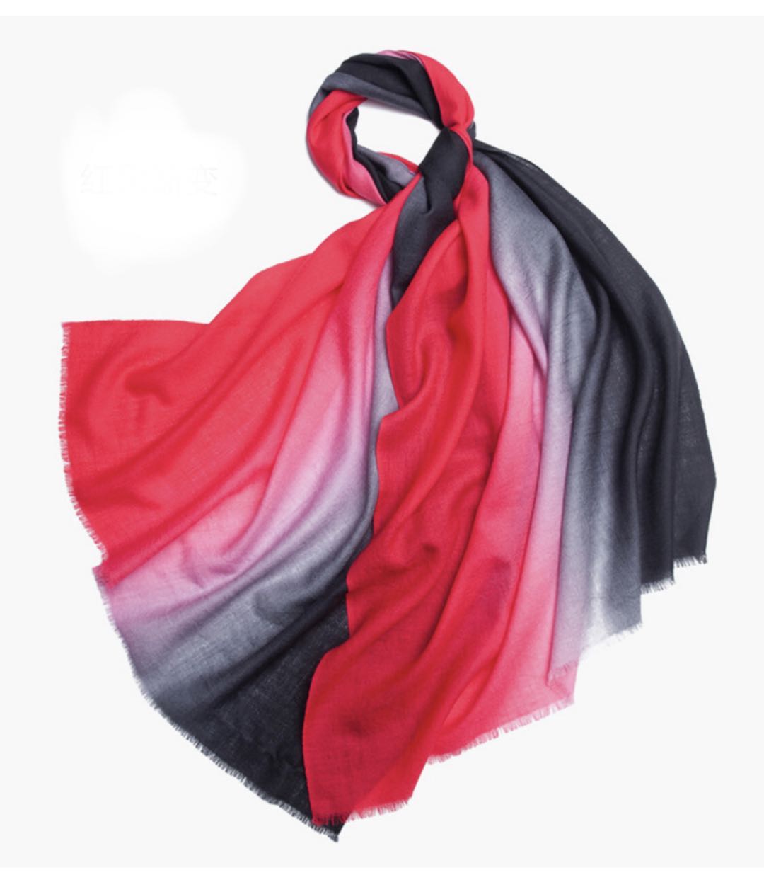 Michelle Scarf Red and Black