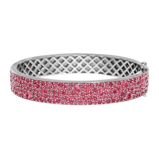 Stardust Bangle Silver Ruby