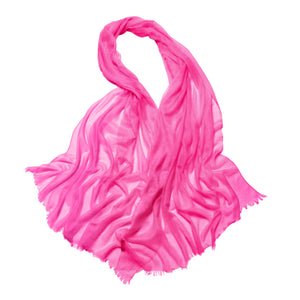 Lauren Cashmere Wrap Hot Pink